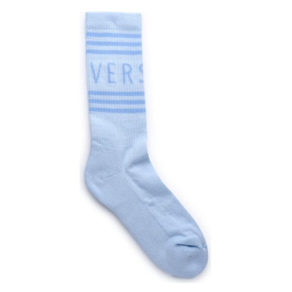 Versace Athletic Socks Organic Sponge Cotton in Light Blue - Picture 1 of 2